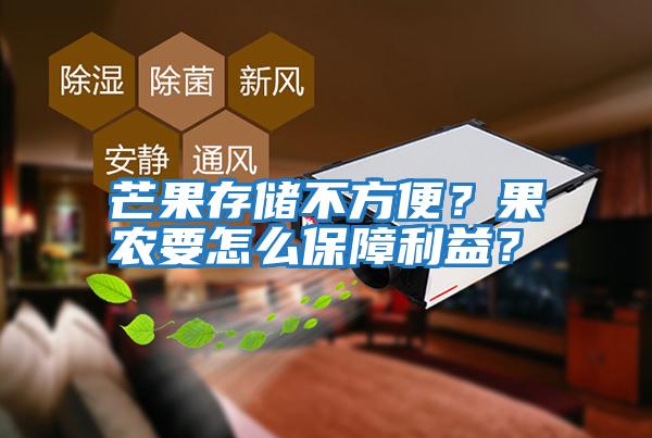芒果存儲不方便？果農要怎么保障利益？