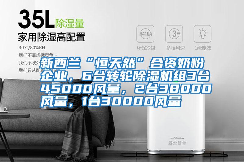 新西蘭“恒天然”合資奶粉企業，6臺轉輪除濕機組3臺45000風量，2臺38000風量，1臺30000風量