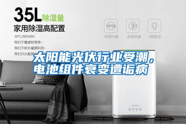 太陽(yáng)能光伏行業(yè)受潮，電池組件衰變?cè)庠嵅?></div>
								<div   id=