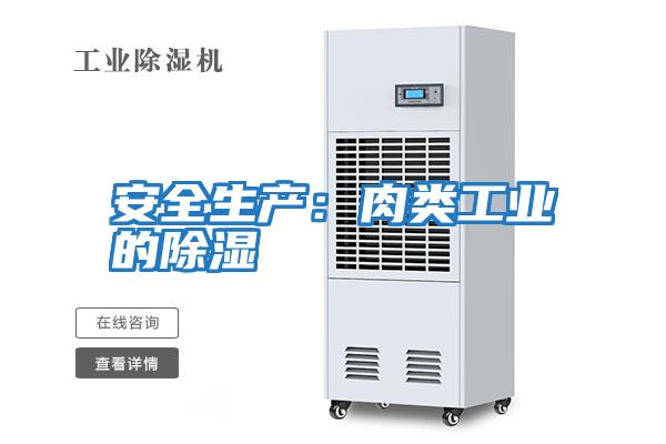 安全生產：肉類工業(yè)的除濕