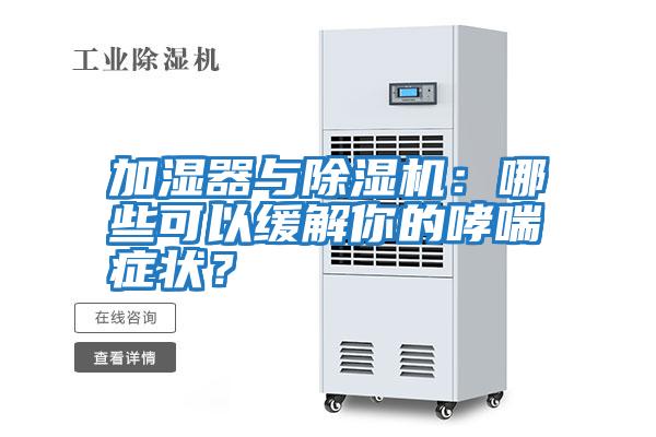 加濕器與除濕機：哪些可以緩解你的哮喘癥狀？