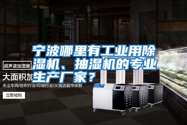 寧波哪里有工業(yè)用除濕機(jī)、抽濕機(jī)的專業(yè)生產(chǎn)廠家？