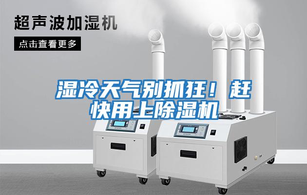 濕冷天氣別抓狂！趕快用上除濕機(jī)