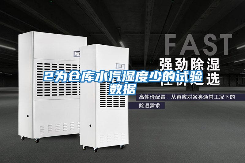 2為倉庫水汽濕度少的試驗(yàn)數(shù)據(jù)