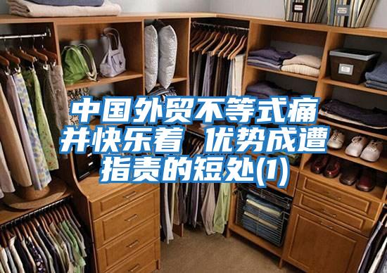 中國(guó)外貿(mào)不等式痛并快樂著 優(yōu)勢(shì)成遭指責(zé)的短處(1)