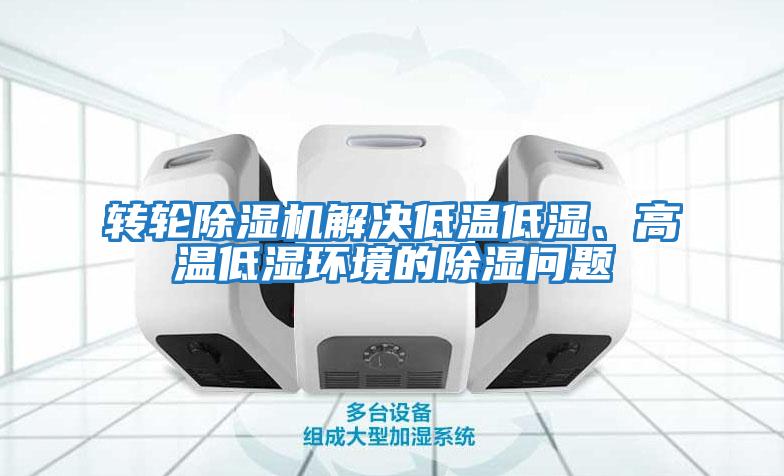 轉輪除濕機解決低溫低濕、高溫低濕環境的除濕問題