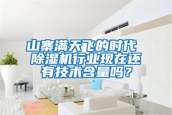 山寨滿天飛的時代 除濕機行業現在還有技術含量嗎？