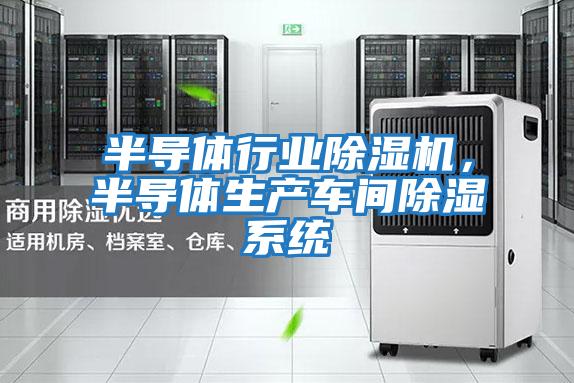 半導體行業(yè)除濕機，半導體生產(chǎn)車間除濕系統(tǒng)