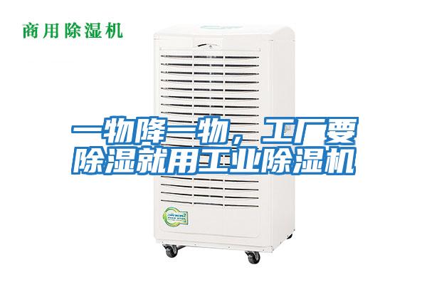 一物降一物，工廠要除濕就用工業除濕機