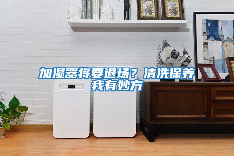 加濕器將要退場？清洗保養我有妙方