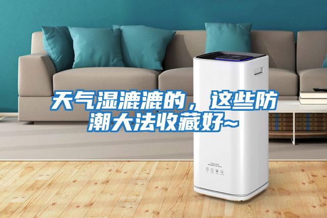 天氣濕漉漉的，這些防潮大法收藏好~