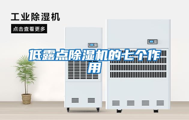 低露點(diǎn)除濕機(jī)的七個作用