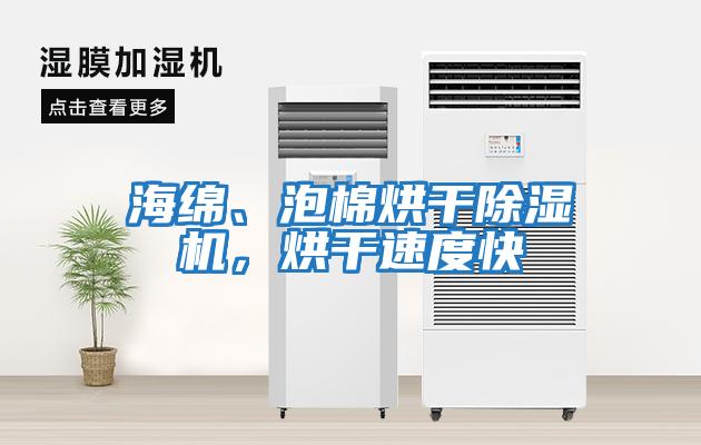 海綿、泡棉烘干除濕機，烘干速度快