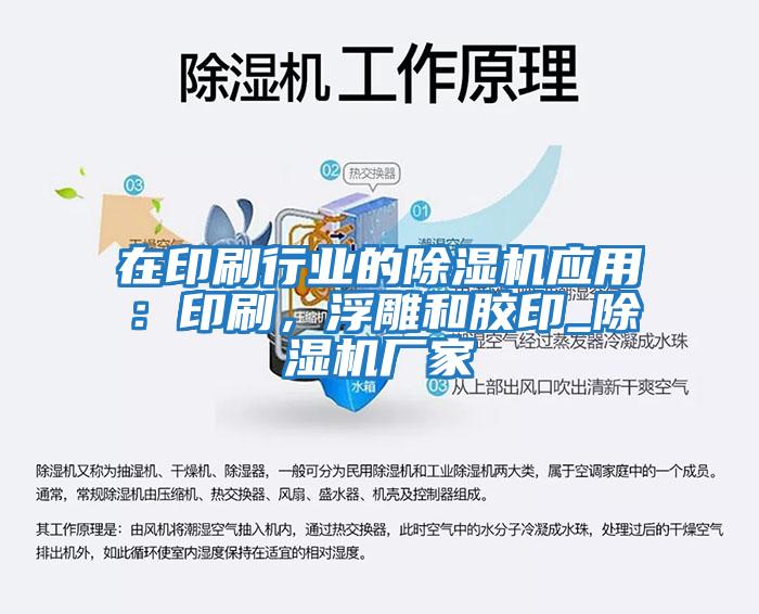 在印刷行業(yè)的除濕機應用：印刷，浮雕和膠印_除濕機廠家