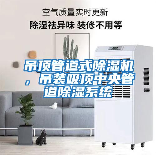 吊頂管道式除濕機，吊裝吸頂中央管道除濕系統