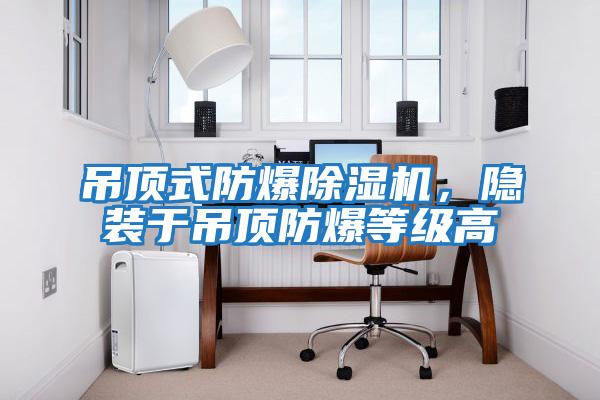 吊頂式防爆除濕機，隱裝于吊頂防爆等級高