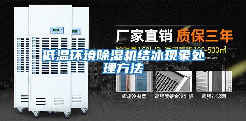 低溫環(huán)境除濕機結冰現象處理方法