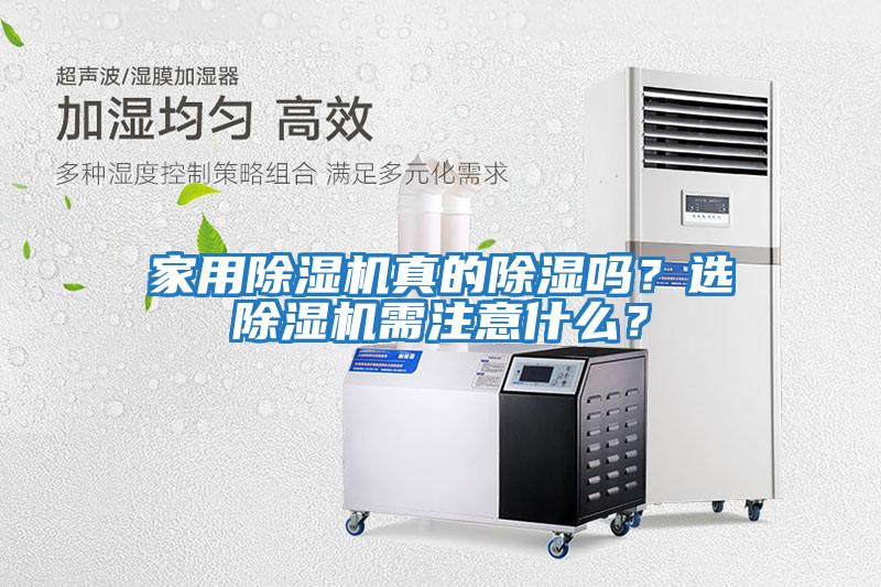 家用除濕機真的除濕嗎？選除濕機需注意什么？