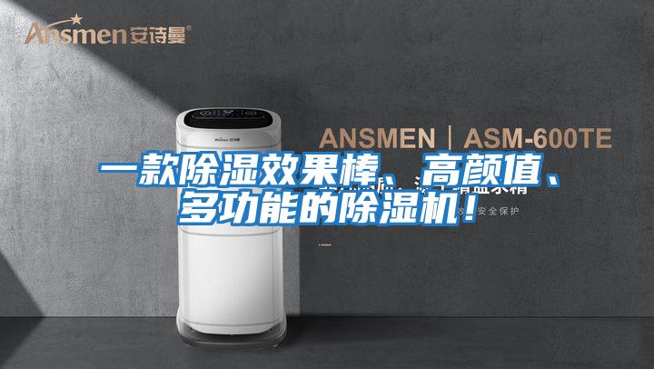 一款除濕效果棒、高顏值、多功能的除濕機！