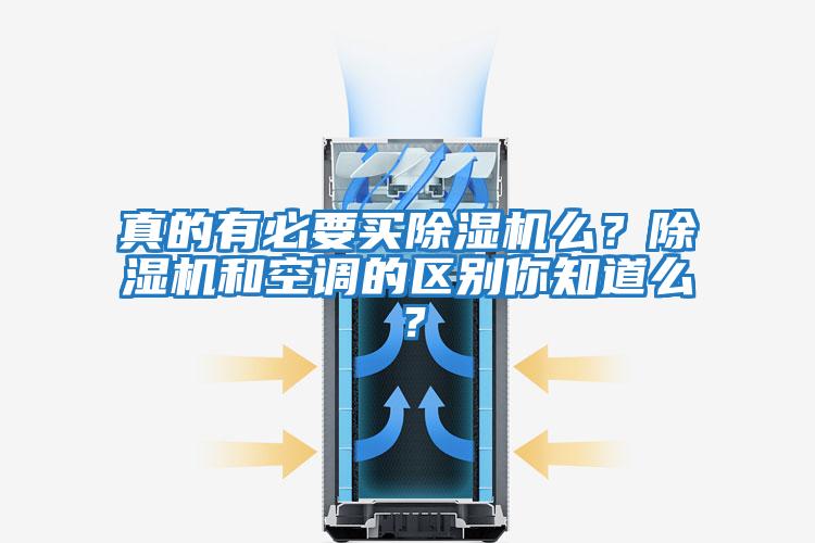 真的有必要買除濕機么？除濕機和空調的區別你知道么？