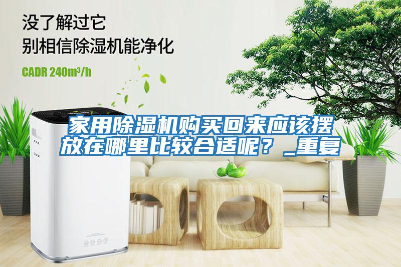 家用除濕機(jī)購(gòu)買(mǎi)回來(lái)應(yīng)該擺放在哪里比較合適呢？_重復(fù)