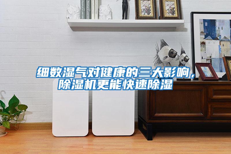 細(xì)數(shù)濕氣對健康的三大影響，除濕機(jī)更能快速除濕