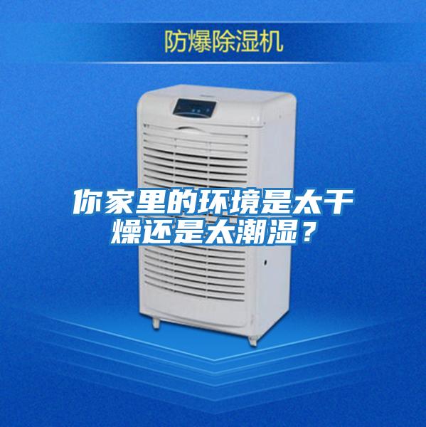 你家里的環境是太干燥還是太潮濕？