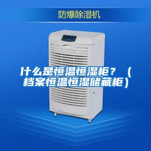 什么是恒溫恒濕柜？（檔案恒溫恒濕儲(chǔ)藏柜）