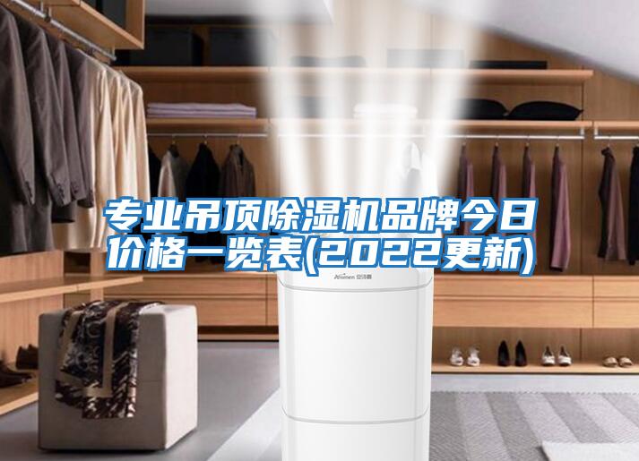 專(zhuān)業(yè)吊頂除濕機(jī)品牌今日價(jià)格一覽表(2022更新)
