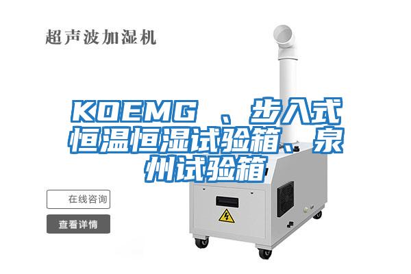 KOEMG 、步入式恒溫恒濕試驗箱、泉州試驗箱