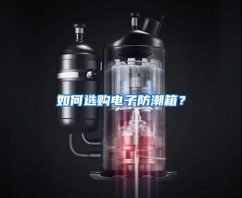 如何選購電子防潮箱？