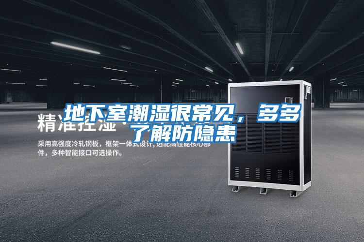 地下室潮濕很常見，多多了解防隱患
