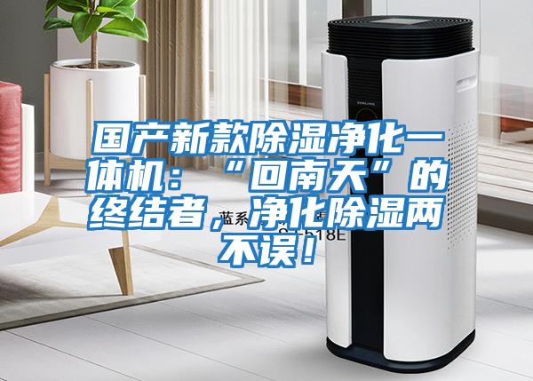 國產(chǎn)新款除濕凈化一體機(jī)：“回南天”的終結(jié)者，凈化除濕兩不誤！