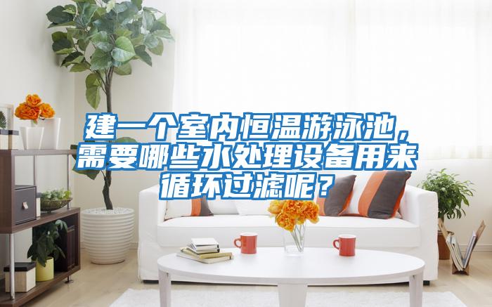 建一個室內恒溫游泳池，需要哪些水處理設備用來循環過濾呢？