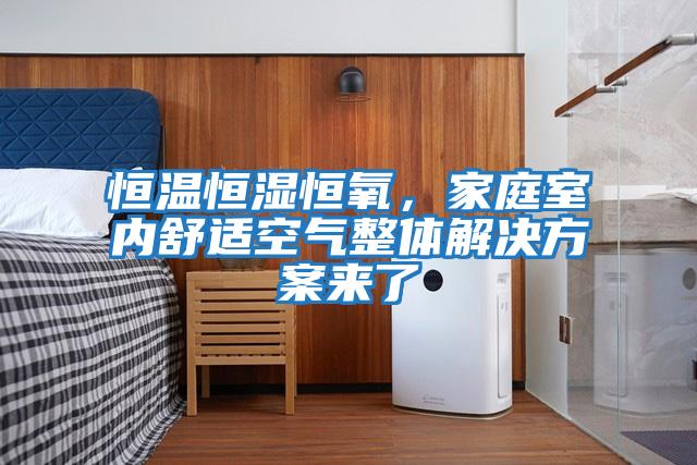恒溫恒濕恒氧，家庭室內(nèi)舒適空氣整體解決方案來了