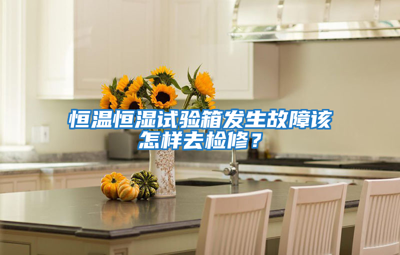 恒溫恒濕試驗箱發(fā)生故障該怎樣去檢修？