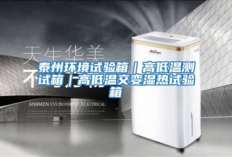 泰州環境試驗箱｜高低溫測試箱｜高低溫交變濕熱試驗箱