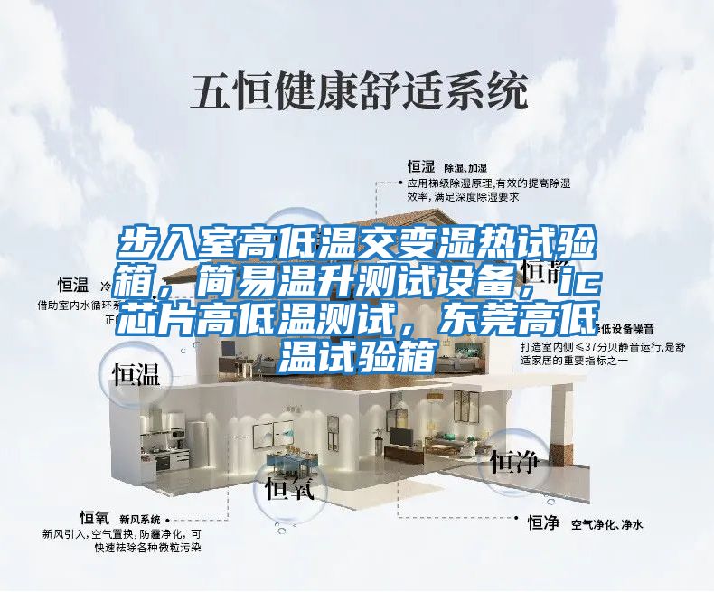 步入室高低溫交變濕熱試驗箱，簡易溫升測試設備，ic芯片高低溫測試，東莞高低溫試驗箱