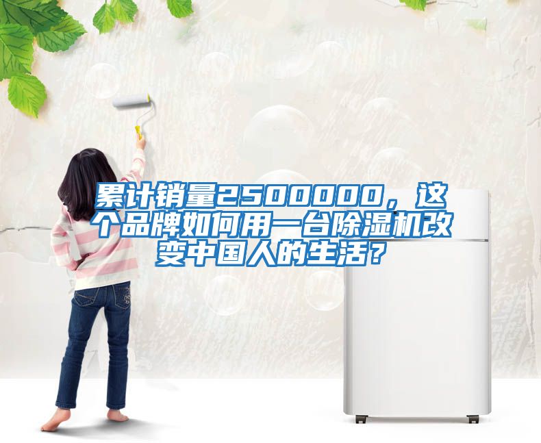 累計銷量2500000，這個品牌如何用一臺除濕機改變中國人的生活？