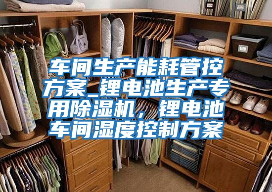 車(chē)間生產(chǎn)能耗管控方案_鋰電池生產(chǎn)專用除濕機(jī)，鋰電池車(chē)間濕度控制方案