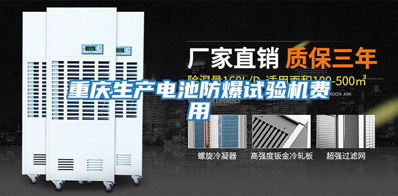 重慶生產(chǎn)電池防爆試驗機(jī)費用