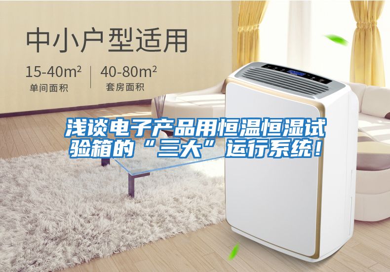 淺談電子產品用恒溫恒濕試驗箱的“三大”運行系統！