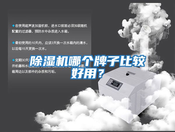 除濕機哪個牌子比較好用？