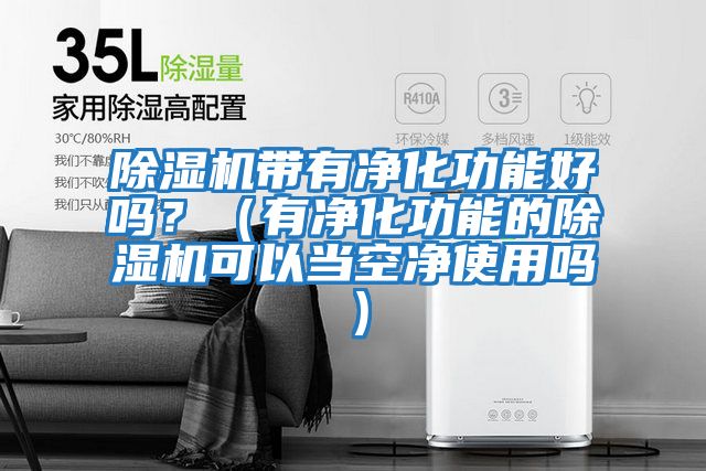 除濕機帶有凈化功能好嗎？（有凈化功能的除濕機可以當(dāng)空凈使用嗎）