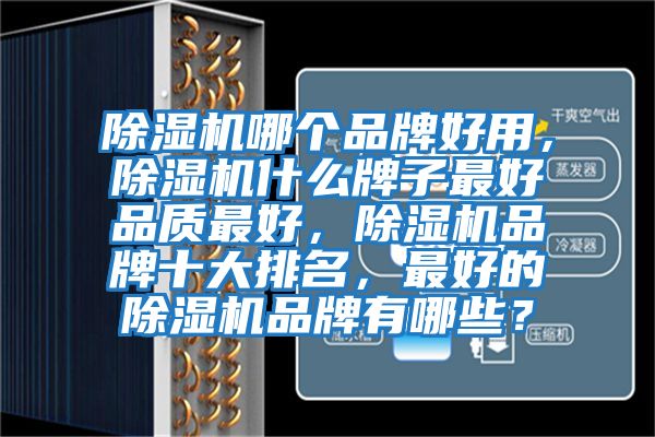 除濕機哪個品牌好用，除濕機什么牌子最好品質(zhì)最好，除濕機品牌十大排名，最好的除濕機品牌有哪些？