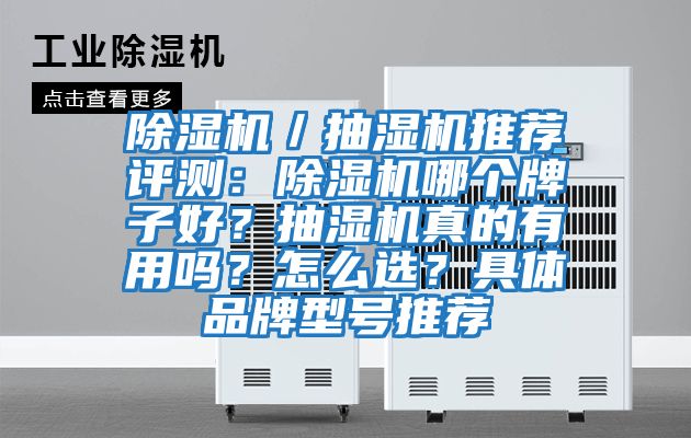 除濕機(jī)／抽濕機(jī)推薦評測：除濕機(jī)哪個(gè)牌子好？抽濕機(jī)真的有用嗎？怎么選？具體品牌型號推薦