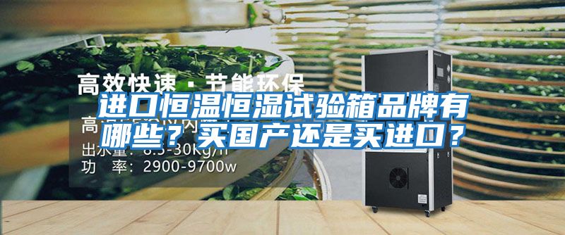 進口恒溫恒濕試驗箱品牌有哪些？買國產(chǎn)還是買進口？