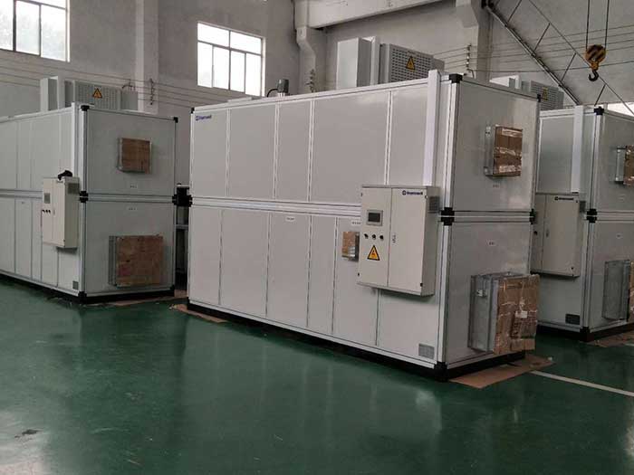 濟南銘威化工鋰電池鈷酸鋰零下40℃露點，三臺全新風轉(zhuǎn)輪除濕機組